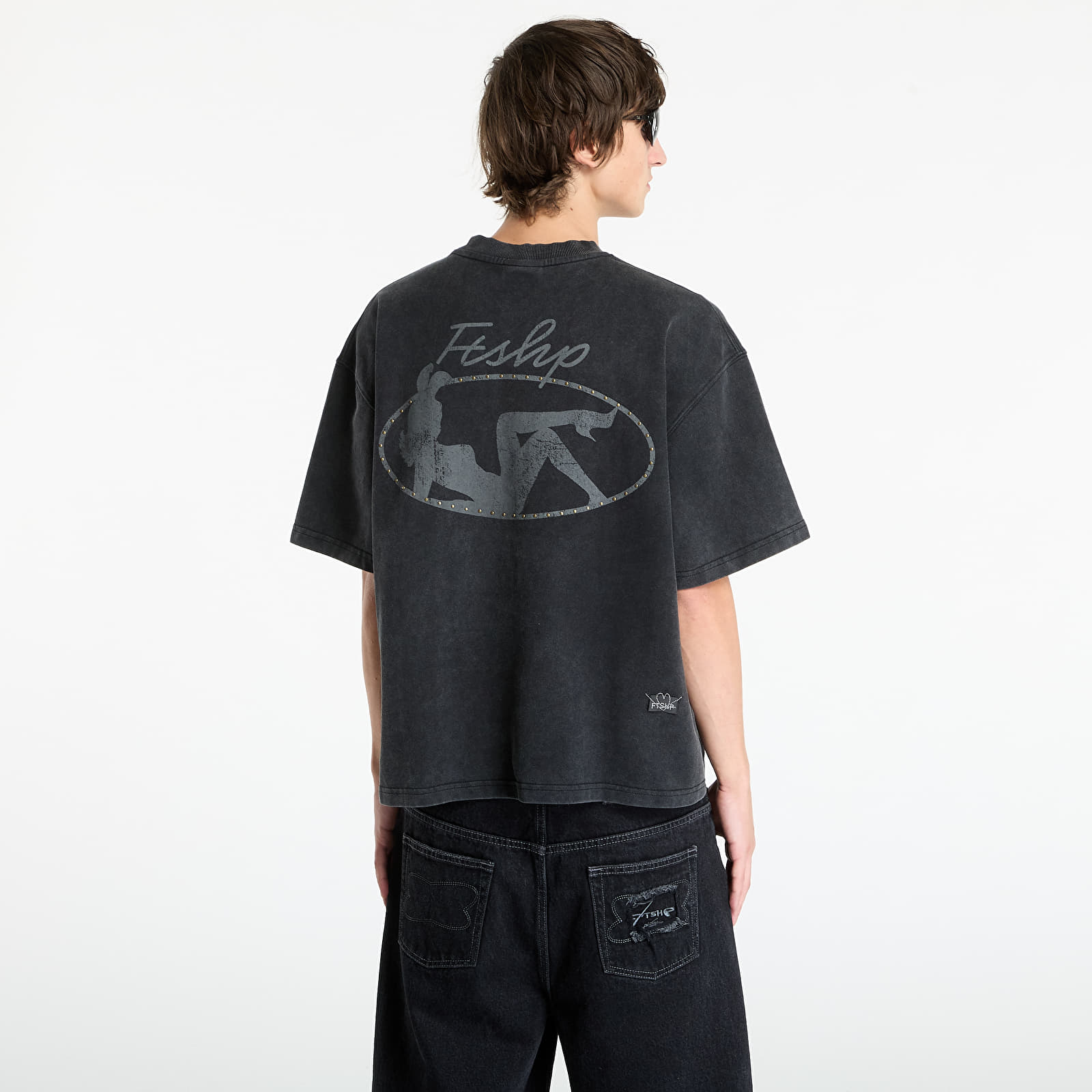 T-shirts Playboy x FTSHP Washed Tee UNISEX Washed Black