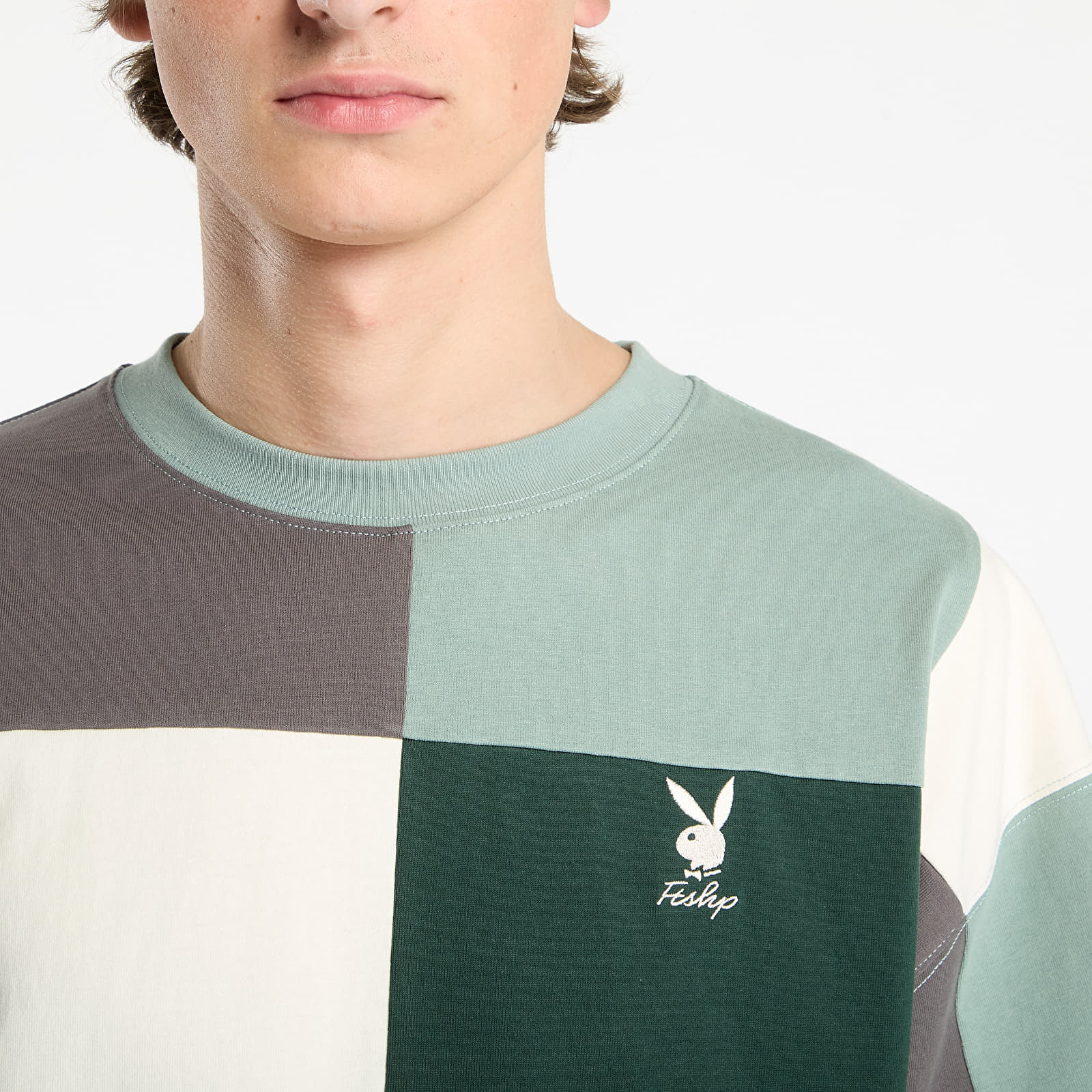 T-paidat Playboy x FTSHP Patchwork Tee UNISEX Green