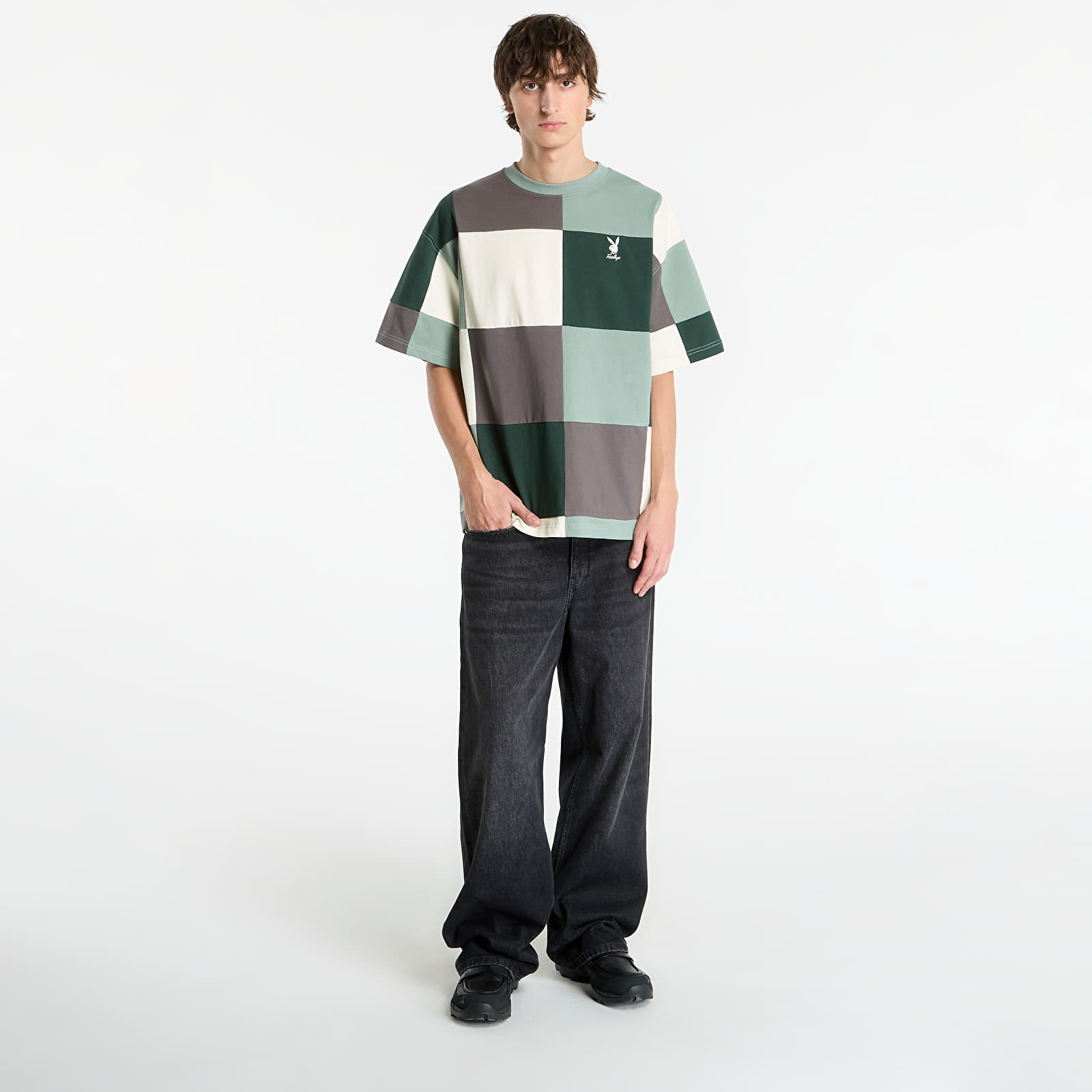 T-paidat Playboy x FTSHP Patchwork Tee UNISEX Green