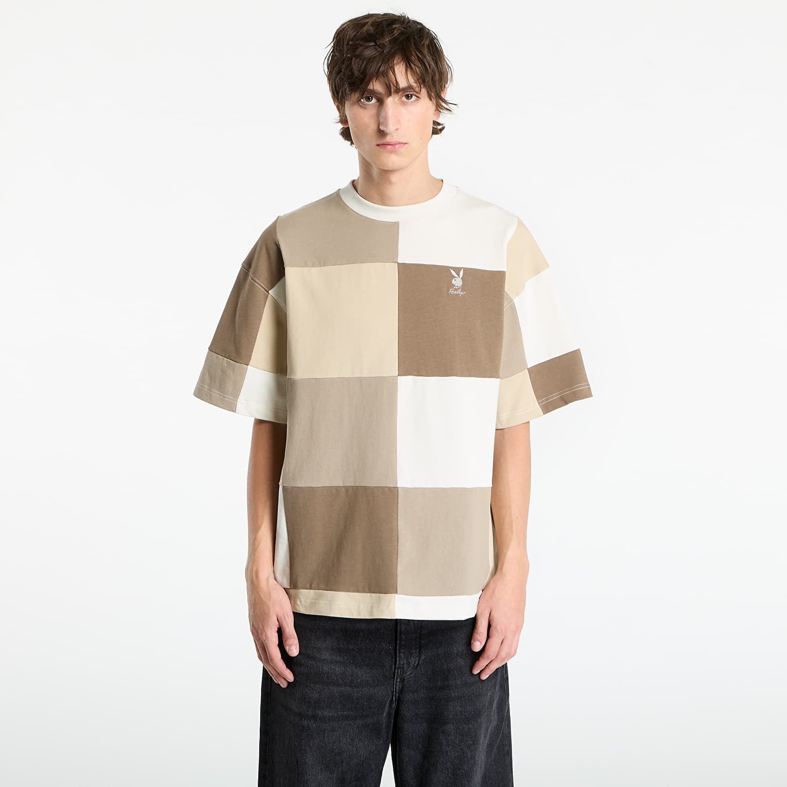 Tricou Playboy x FTSHP Patchwork Tee UNISEX Cream L