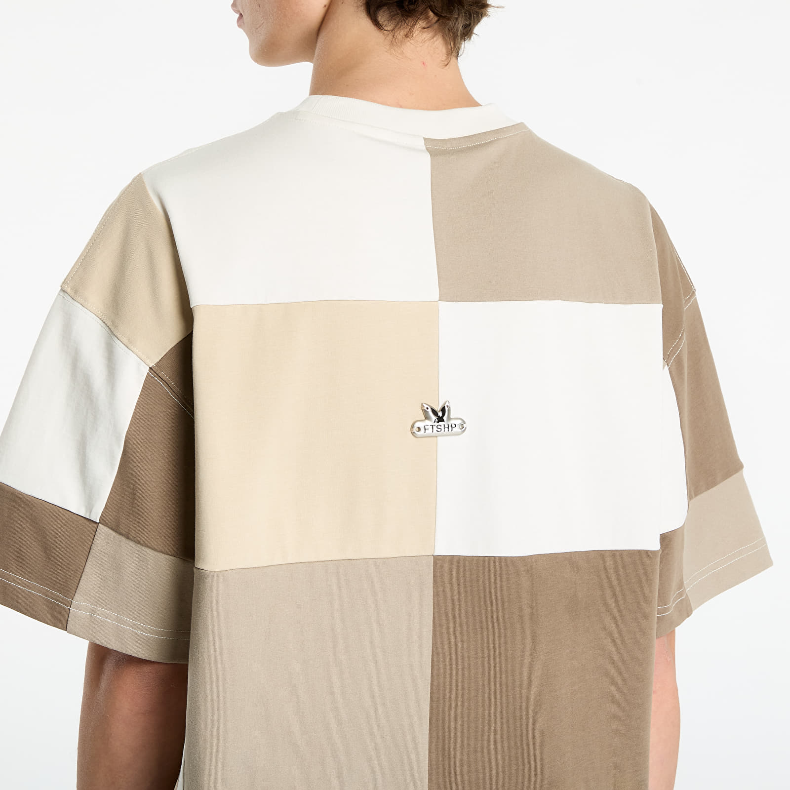T-paidat Playboy x FTSHP Patchwork Tee UNISEX Cream