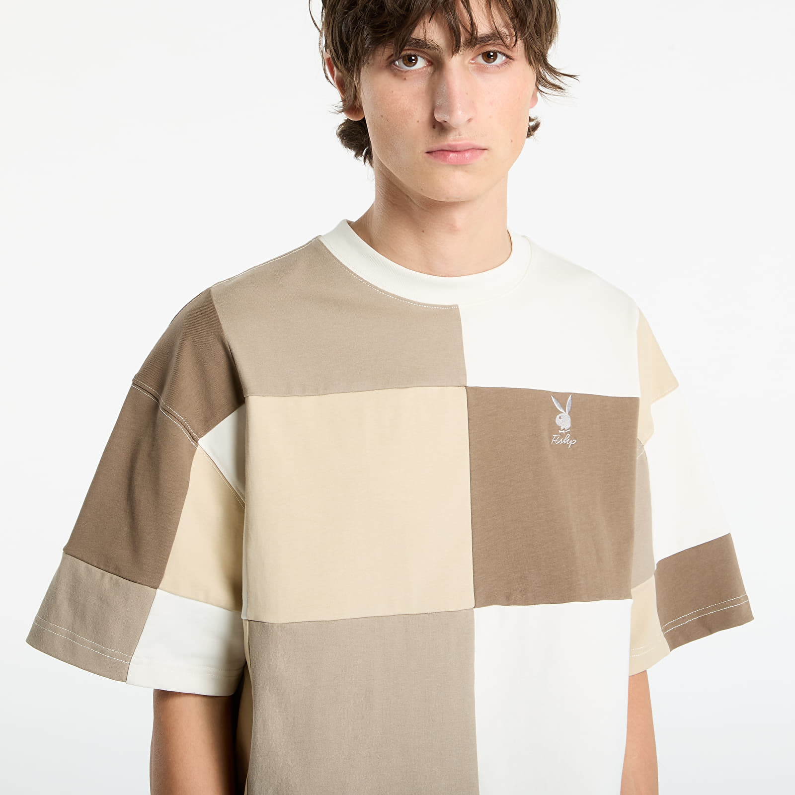 T-paidat Playboy x FTSHP Patchwork Tee UNISEX Cream