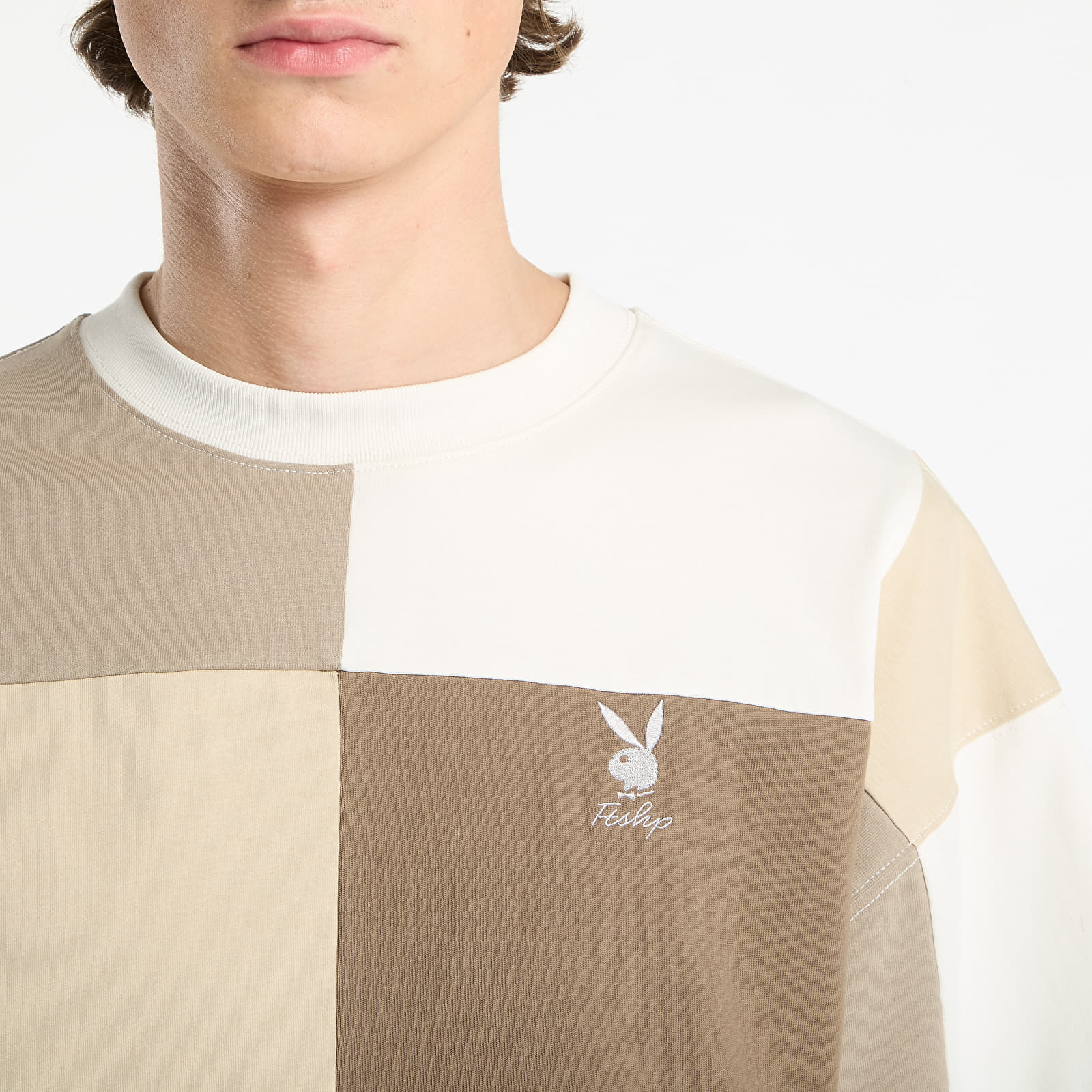 T-paidat Playboy x FTSHP Patchwork Tee UNISEX Cream