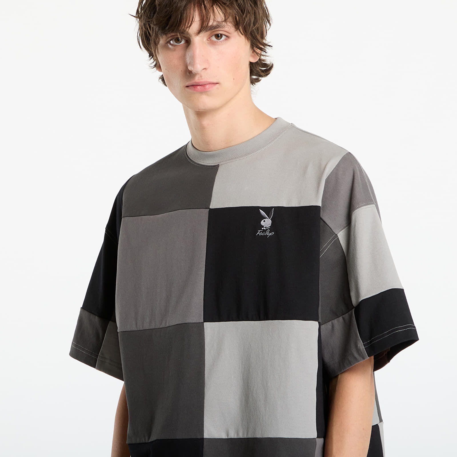 T-shirts Playboy x FTSHP Patchwork Tee UNISEX Grey
