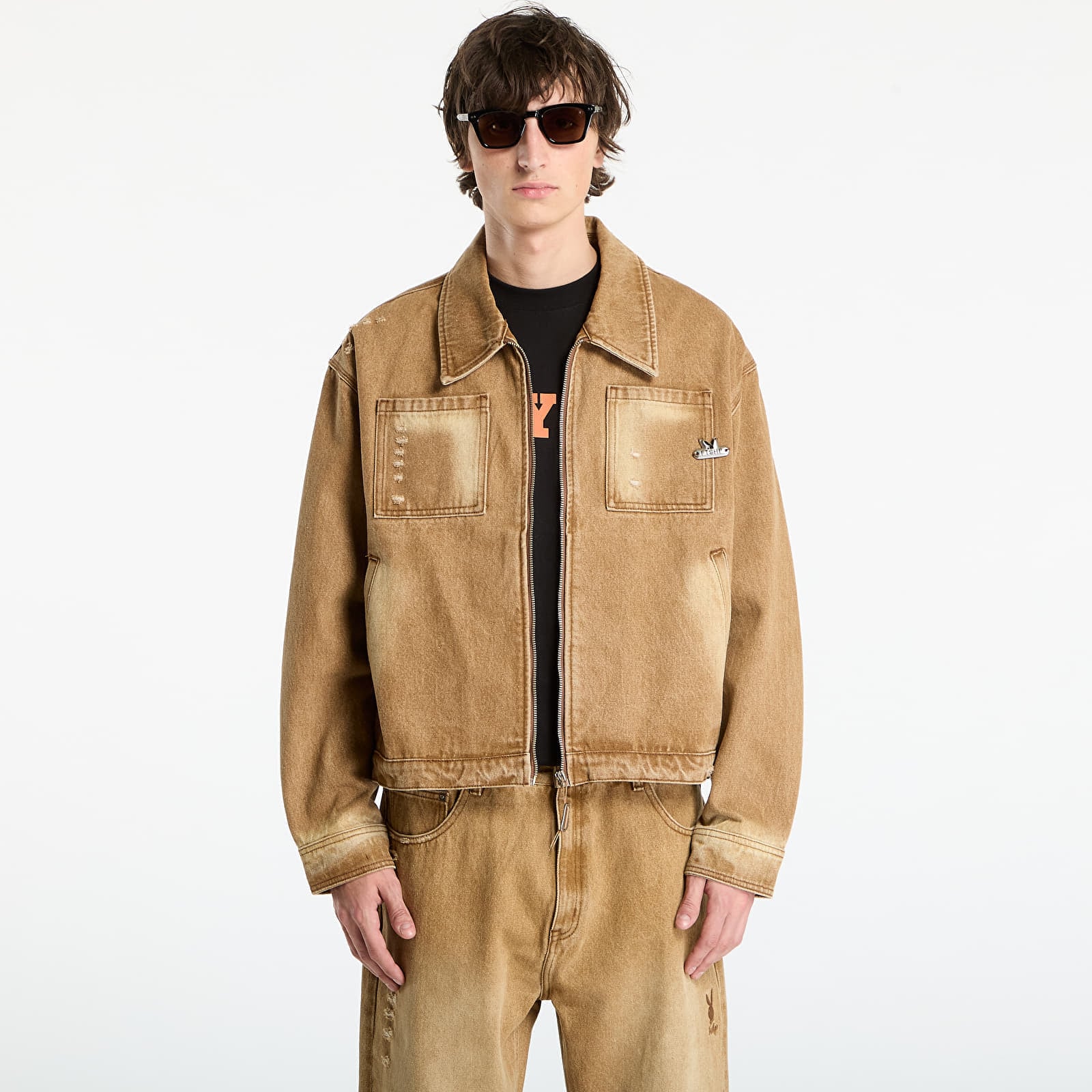 Jachetă Playboy x FTSHP Denim Jacket UNISEX Orche XL