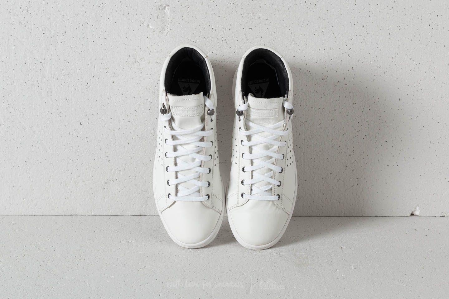 Zapatillas mujer le coq sportif Arthur Ashe Mid Leather Optical White