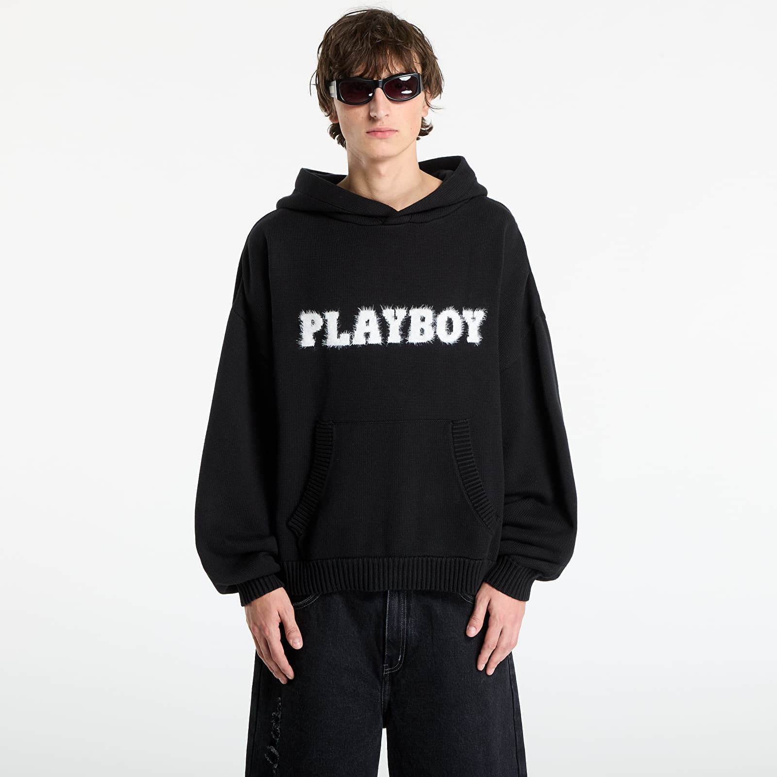 Pulover Playboy x FTSHP Sweater Hoodie UNISEX Black XL