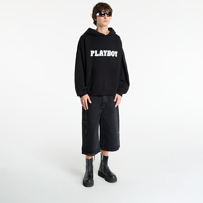 Sweaters Playboy x FTSHP Sweater Hoodie UNISEX Black (FTSHP_516
