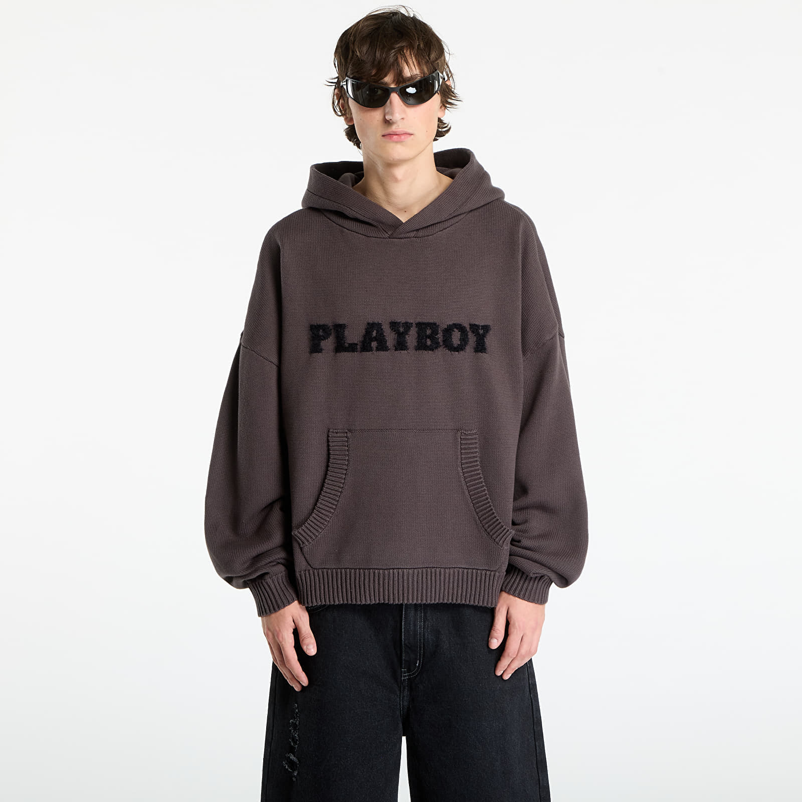 Pulover Playboy x FTSHP Sweater Hoodie UNISEX Grey S