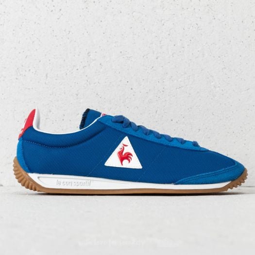 Men s shoes le coq sportif Quartz Nylon Suede Classic Blue Footshop