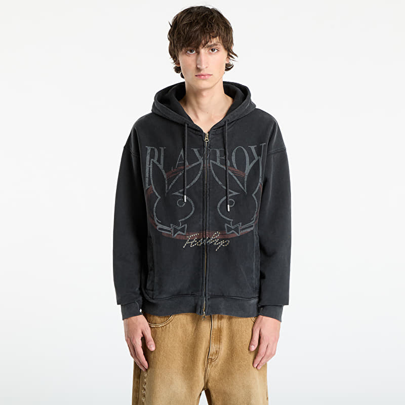Sweatshirt Playboy x FTSHP Zip-Up Hoodie UNISEX Black