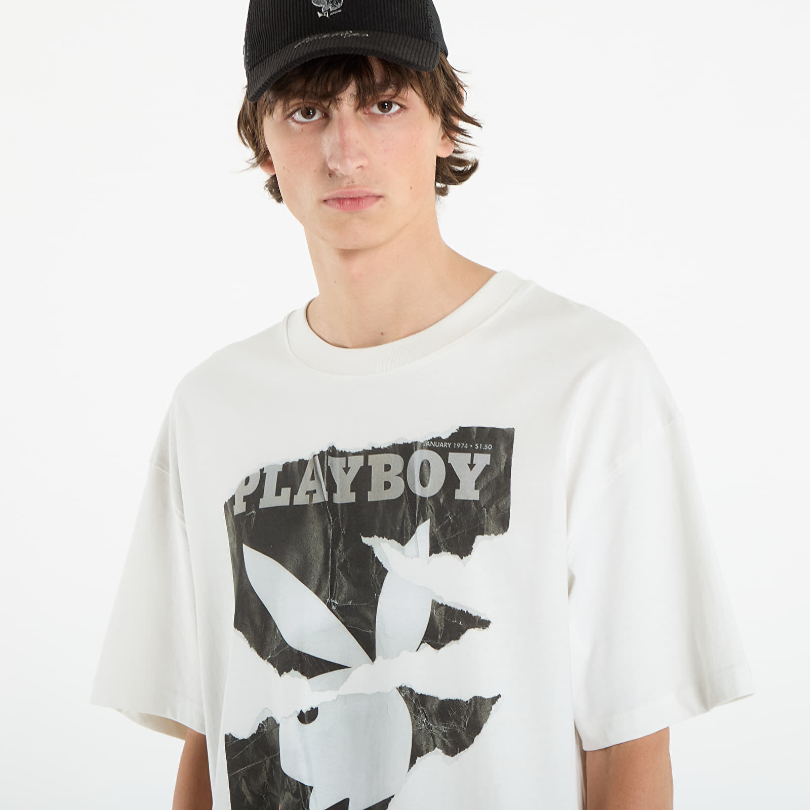 T-paidat Playboy x FTSHP Cover Tee 1974/1 UNISEX Off-White