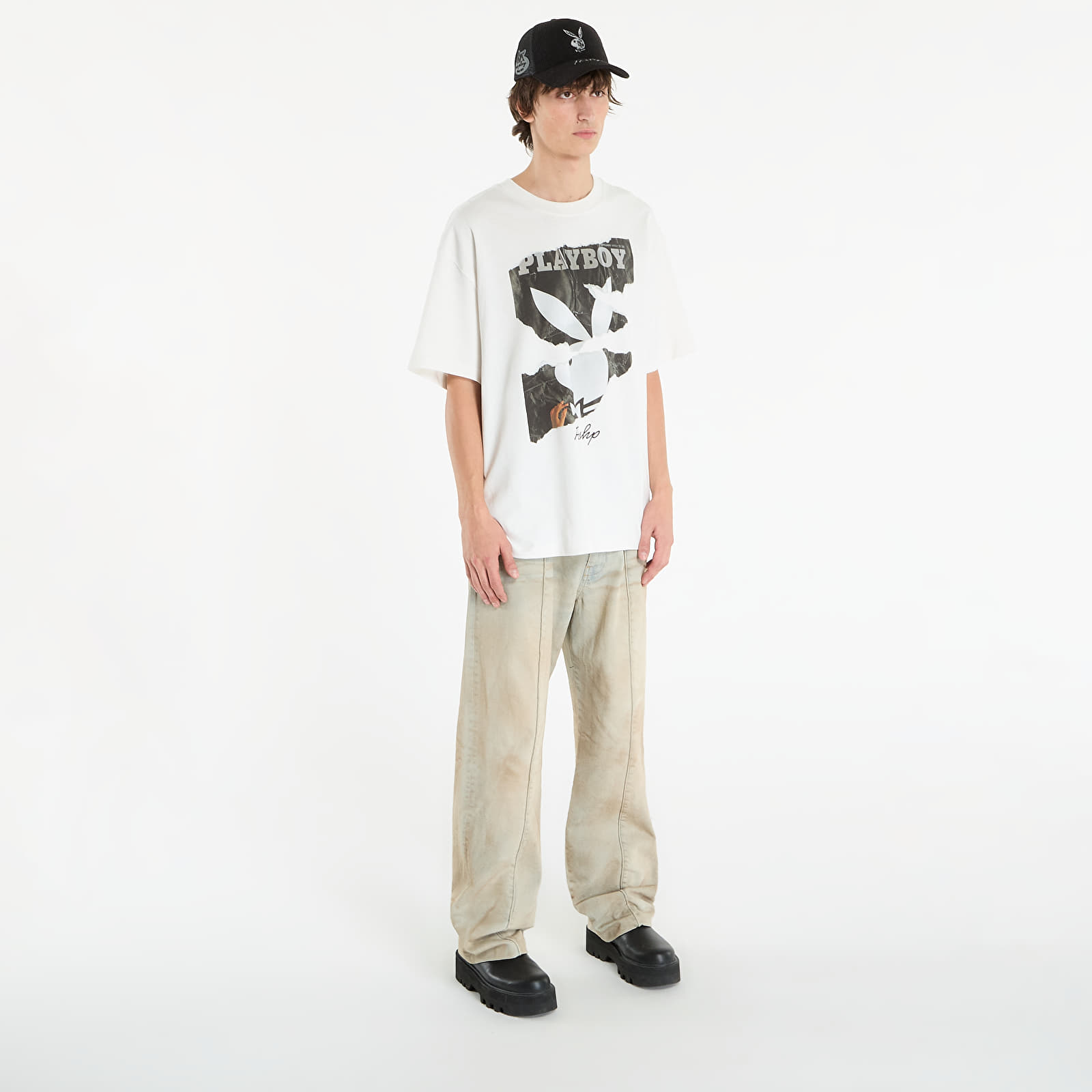T-paidat Playboy x FTSHP Cover Tee 1974/1 UNISEX Off-White