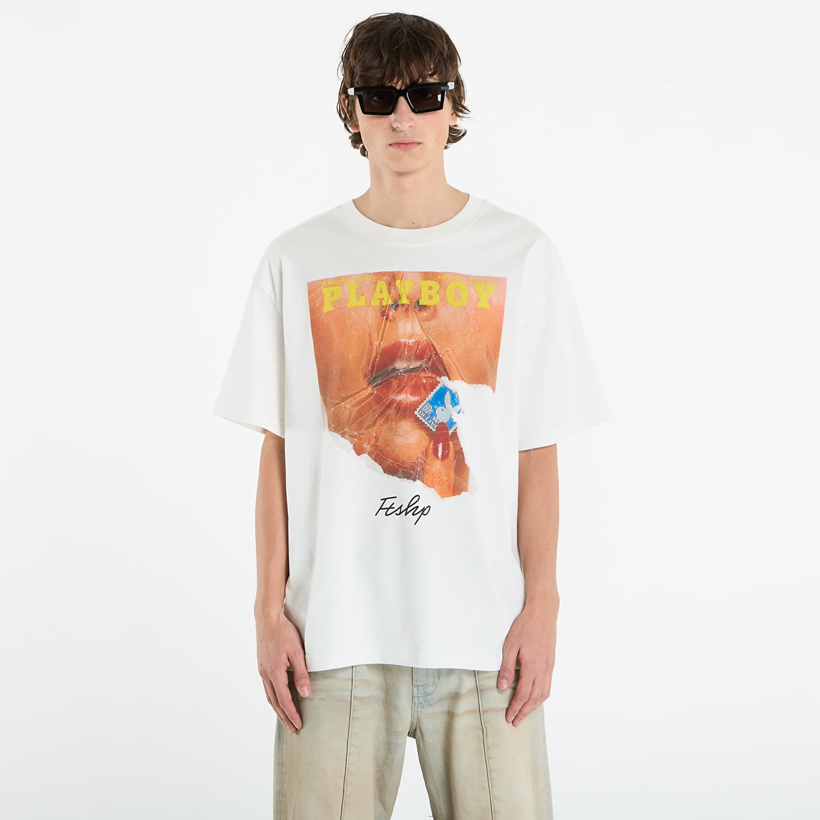 Tricou Playboy x FTSHP Cover Tee 1973/4 UNISEX Off-White XL