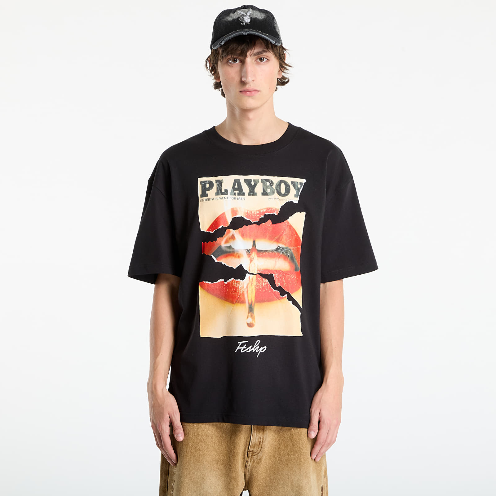 Тениска Playboy x FTSHP Cover Tee 2013/11 UNISEX Black XL