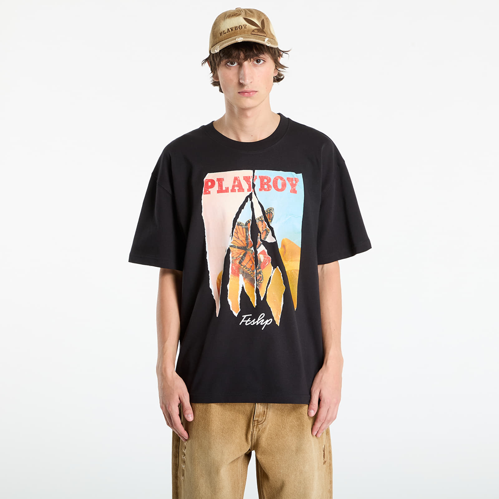 Тениска Playboy x FTSHP Butterfly Covers Tee UNISEX Black XXL