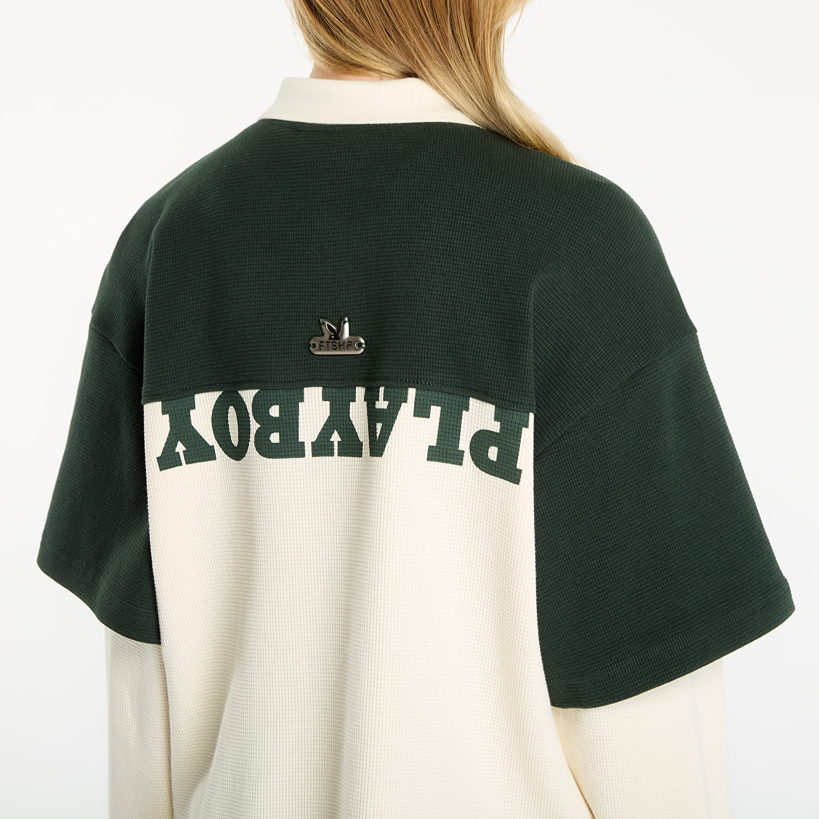 T-paidat Playboy x FTSHP Double Sleeve Polo UNISEX Green