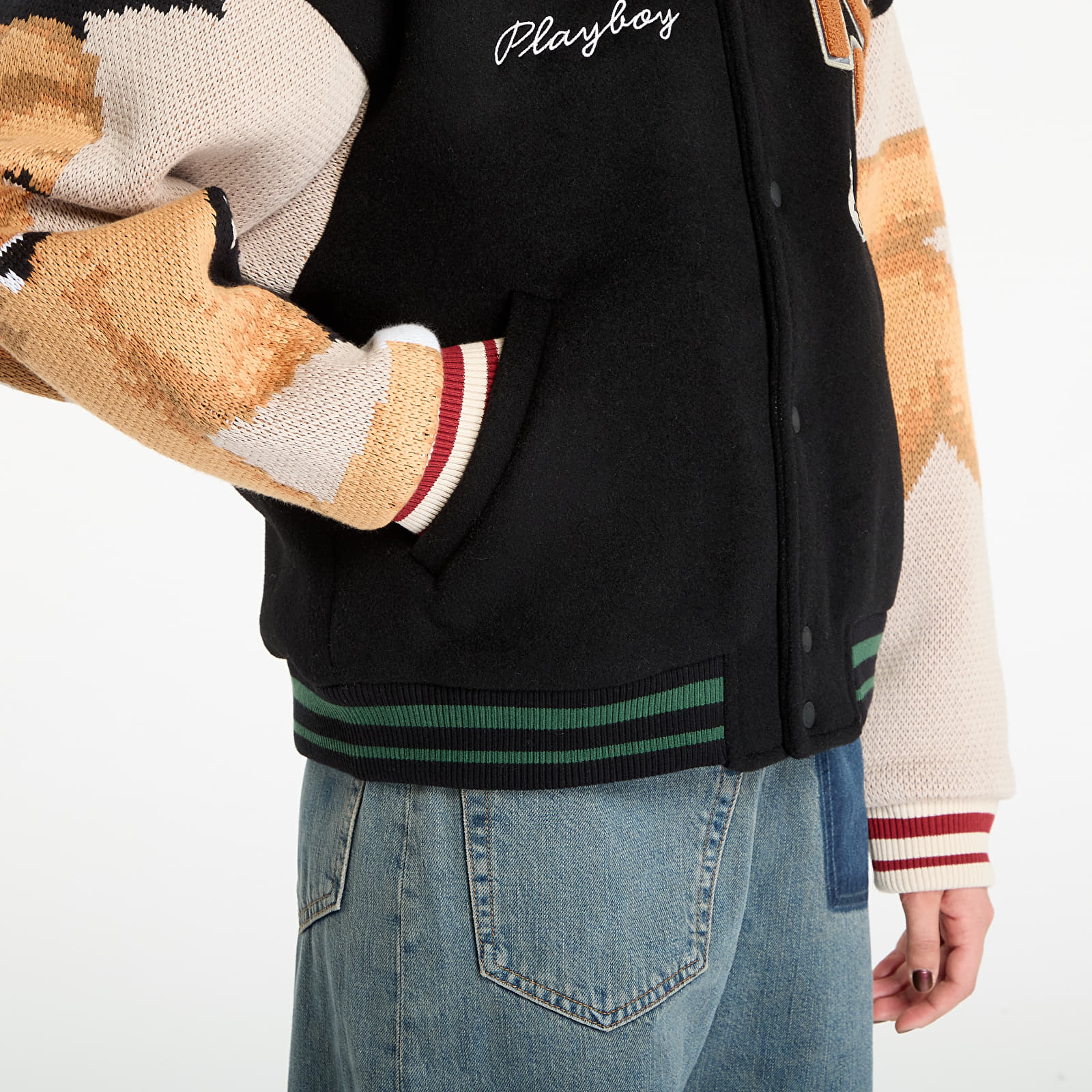 Takit Playboy x FTSHP Varsity Jacket UNISEX Black