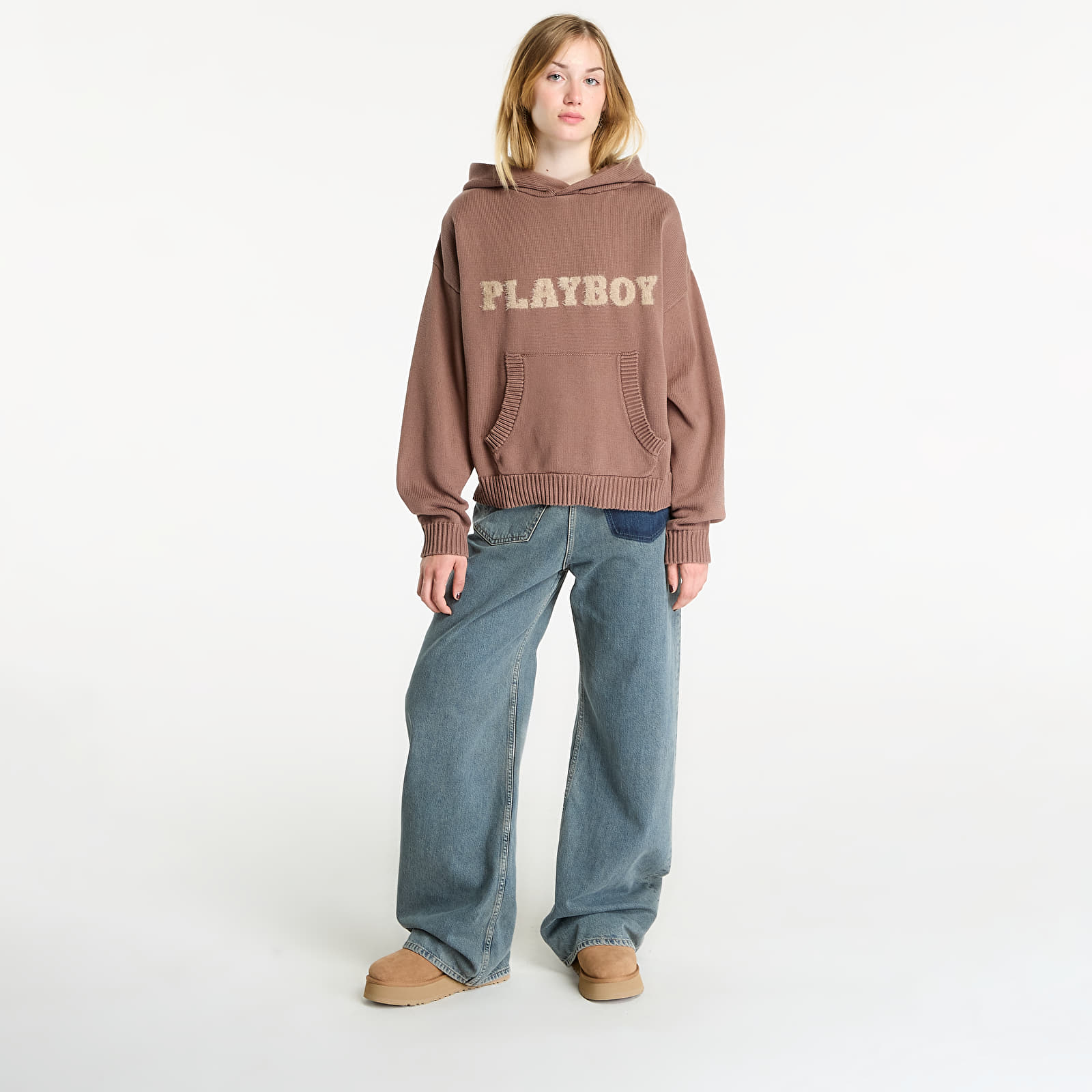 Villapaidat FTSHP x Playboy Sweater Hoodie UNISEX Brown