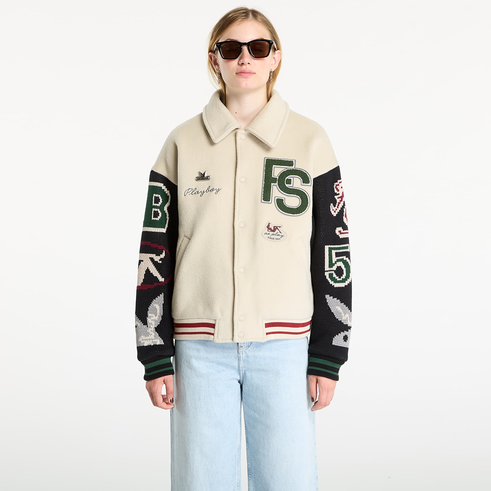 Takit Playboy x FTSHP Varsity Jacket UNISEX Grey