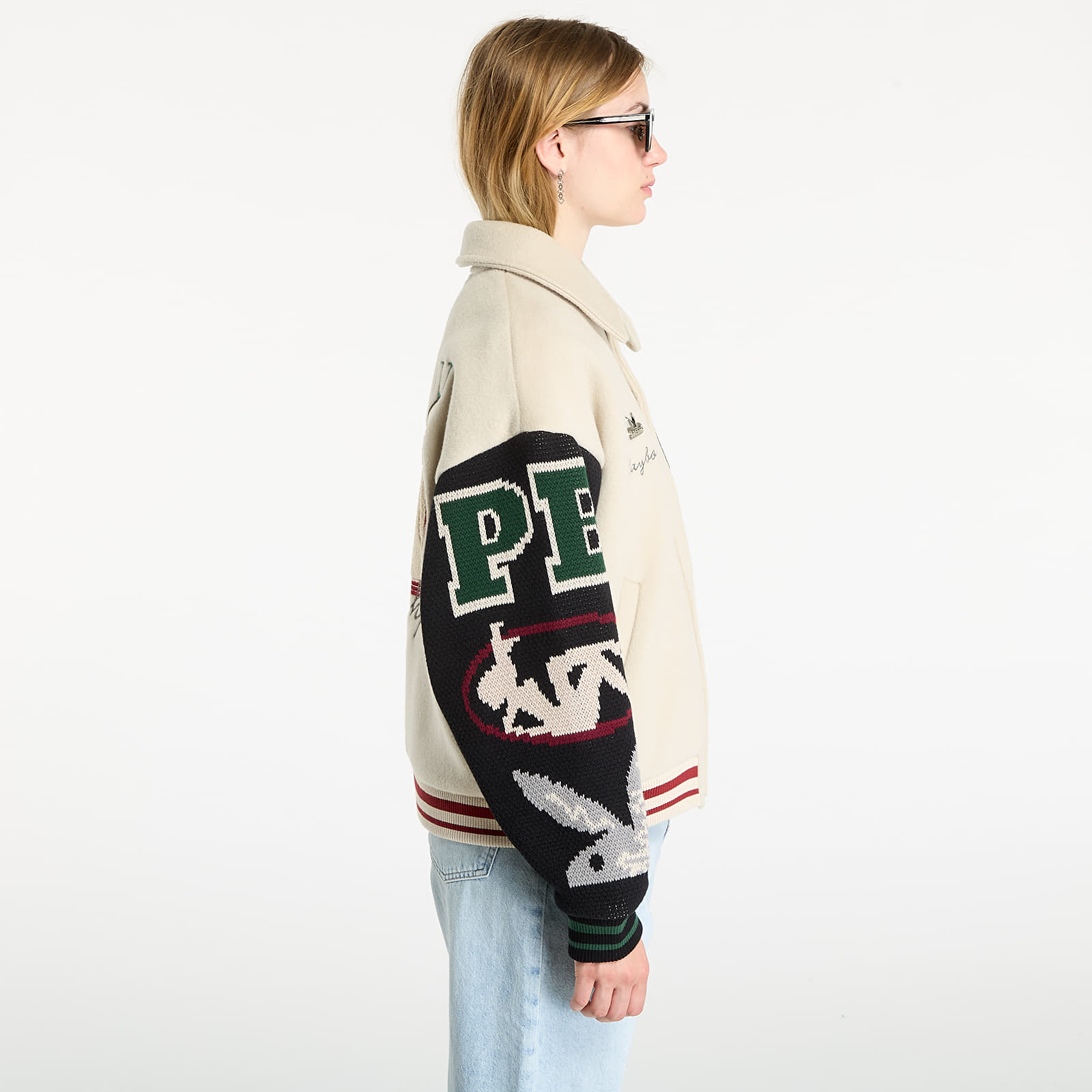 Takit Playboy x FTSHP Varsity Jacket UNISEX Grey
