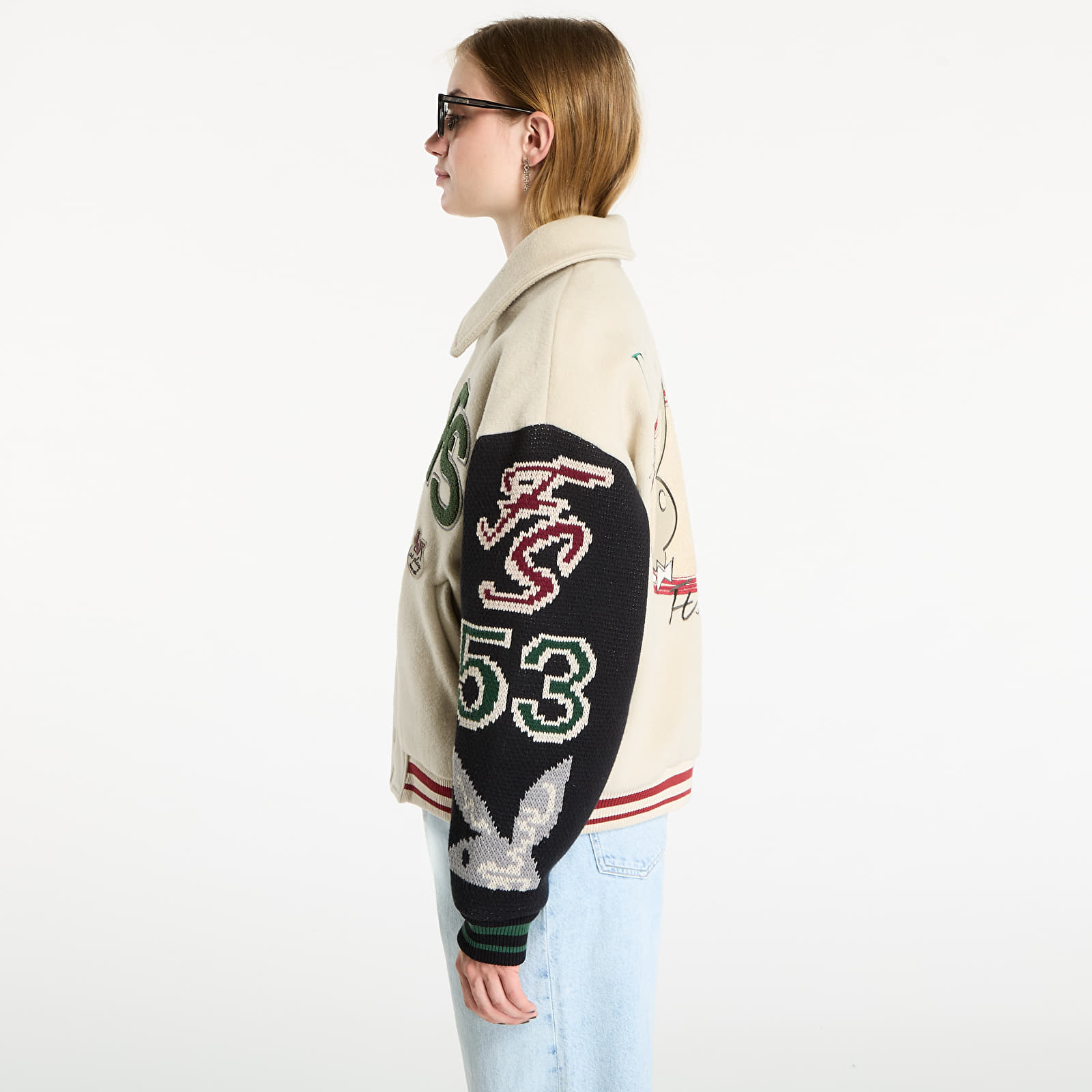 Takit Playboy x FTSHP Varsity Jacket UNISEX Grey