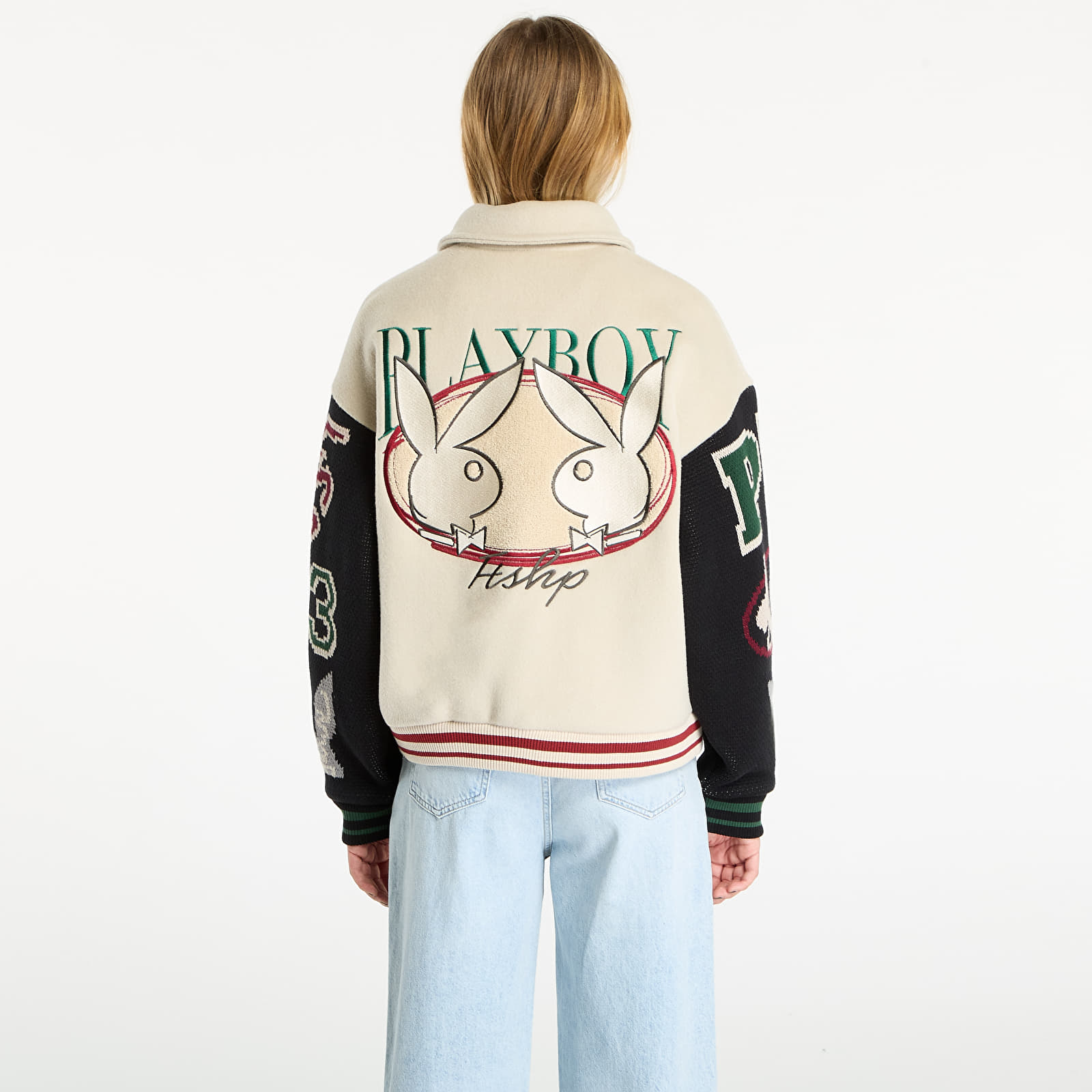 Takit Playboy x FTSHP Varsity Jacket UNISEX Grey