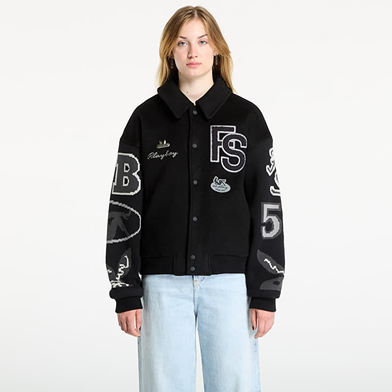 Dzseki Playboy x FTSHP Varsity Jacket UNISEX Black C