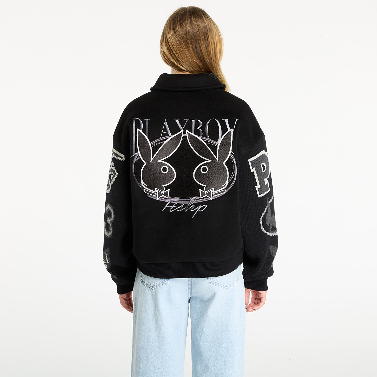 Takit Playboy x FTSHP Varsity Jacket UNISEX Black C