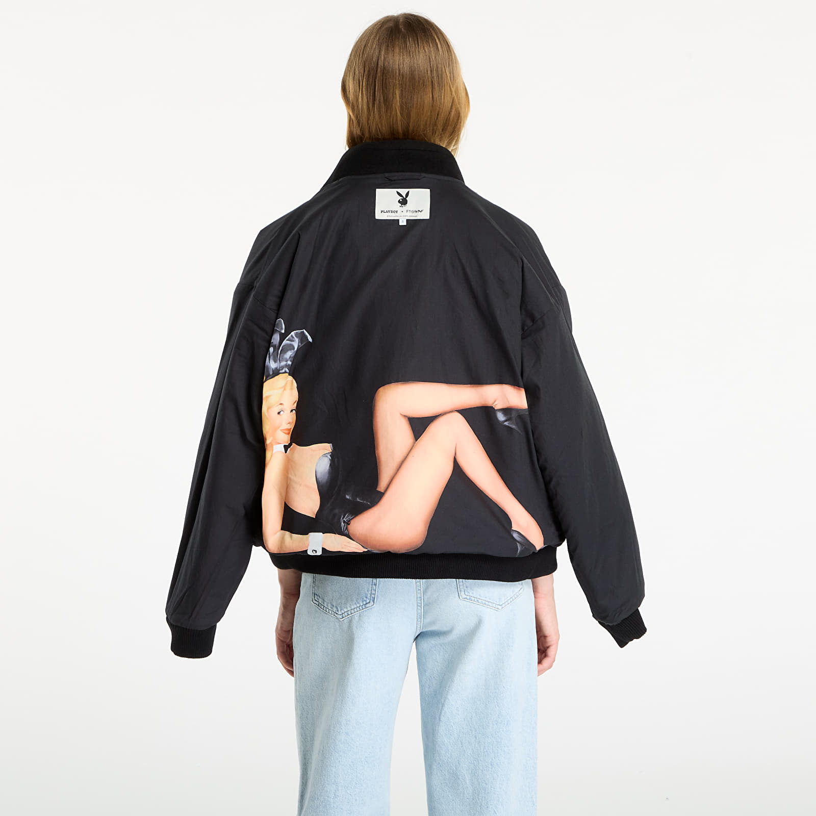 Takit Playboy x FTSHP Varsity Jacket UNISEX Black C