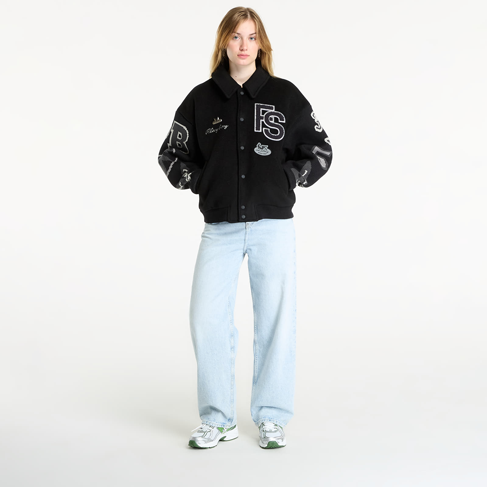 Takit Playboy x FTSHP Varsity Jacket UNISEX Black C