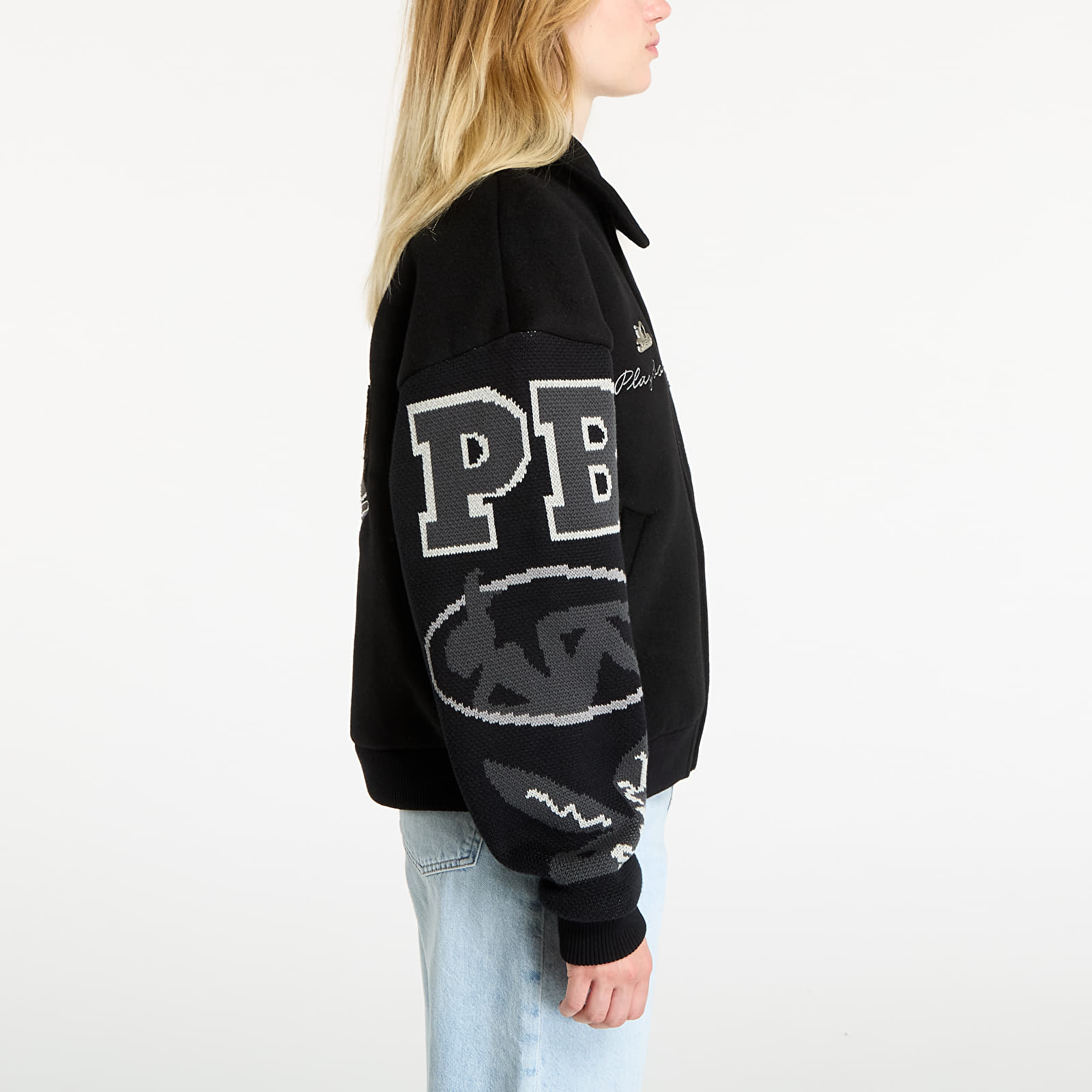 Takit Playboy x FTSHP Varsity Jacket UNISEX Black C