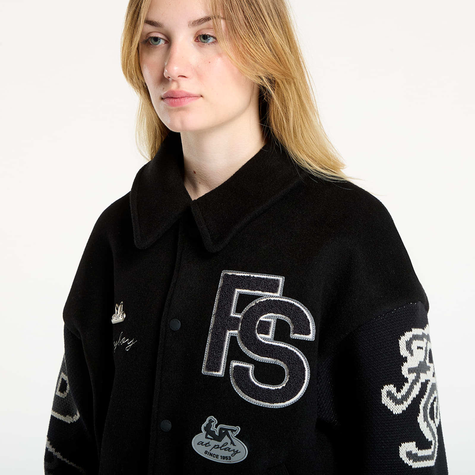 Takit Playboy x FTSHP Varsity Jacket UNISEX Black C