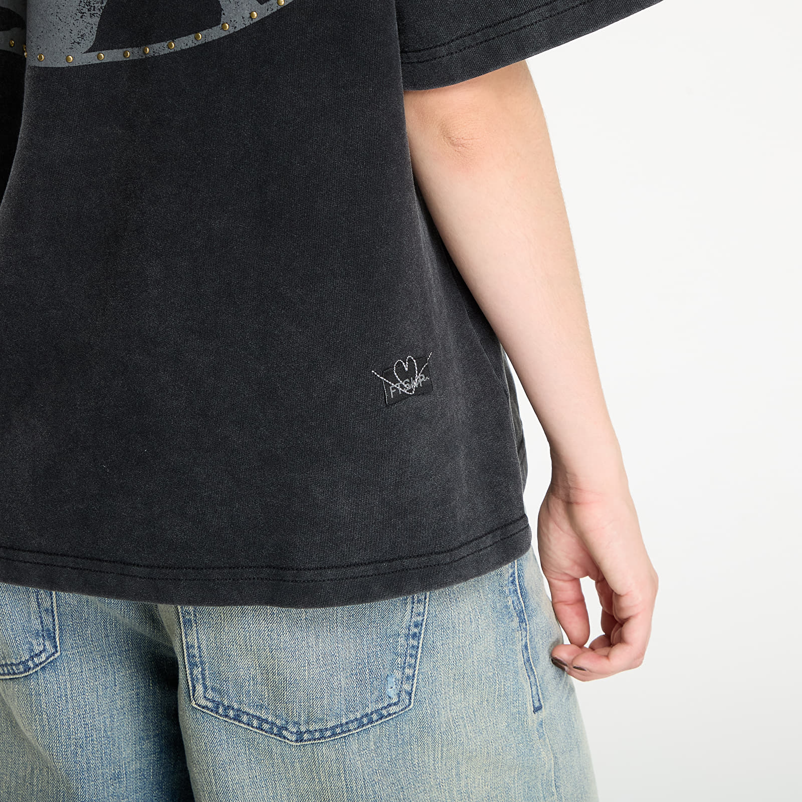 T-shirts Playboy x FTSHP Washed Tee UNISEX Washed Black