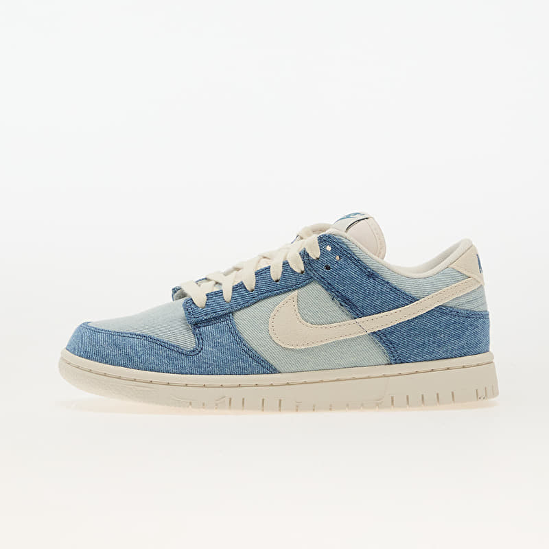 Nike Wmns Dunk Low Smokey Blue/ Pale Ivory-Denim Turq-Ochre-Barely Volt
