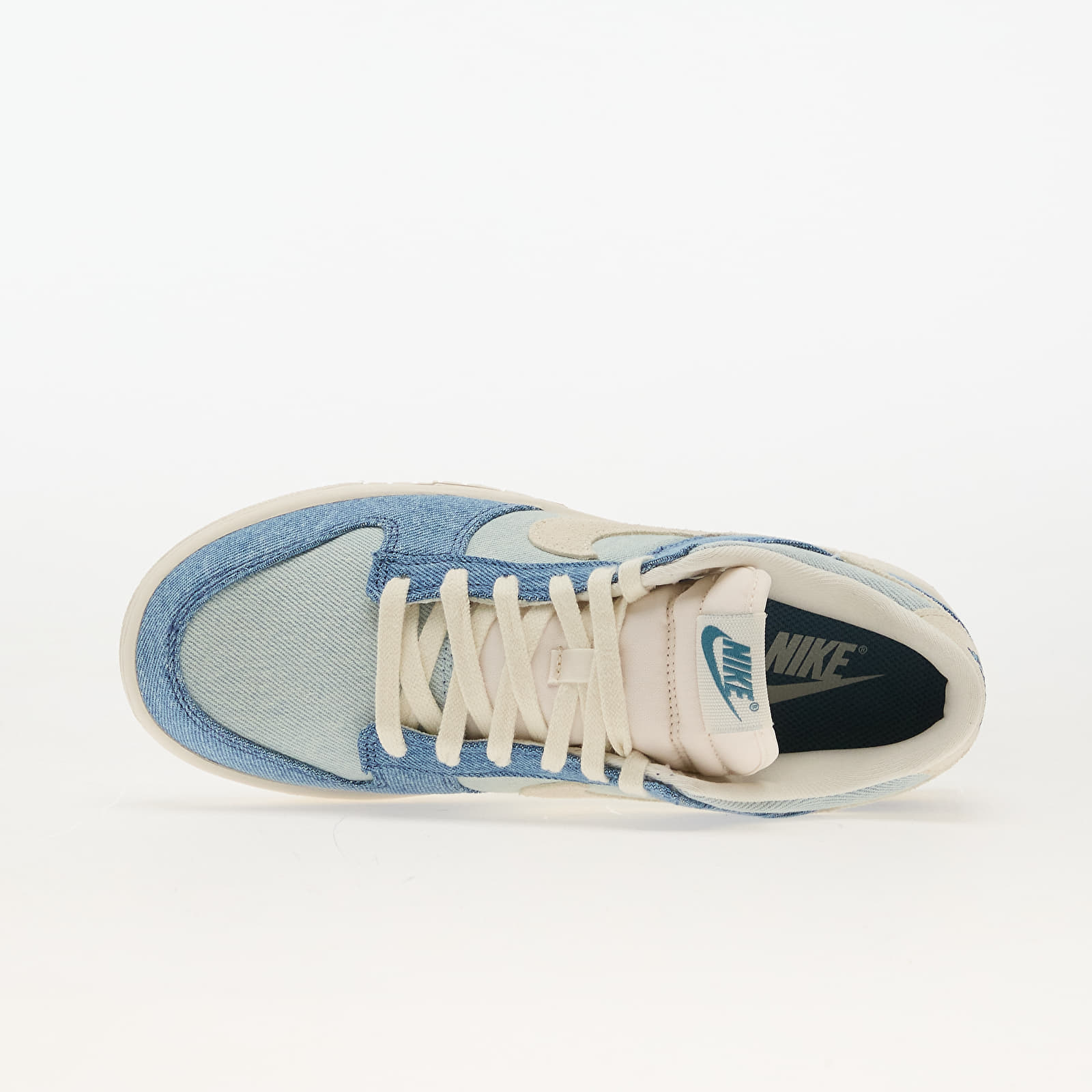 Women's shoes Nike Wmns Dunk Low Smokey Blue/ Pale Ivory-Denim Turq-Ochre-Barely Volt