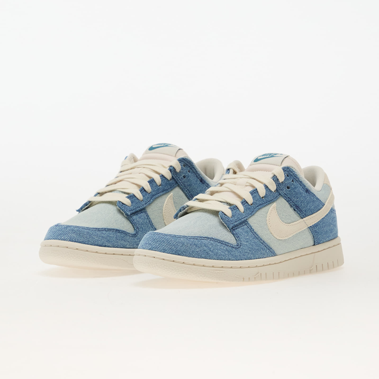 Women's shoes Nike Wmns Dunk Low Smokey Blue/ Pale Ivory-Denim Turq-Ochre-Barely Volt
