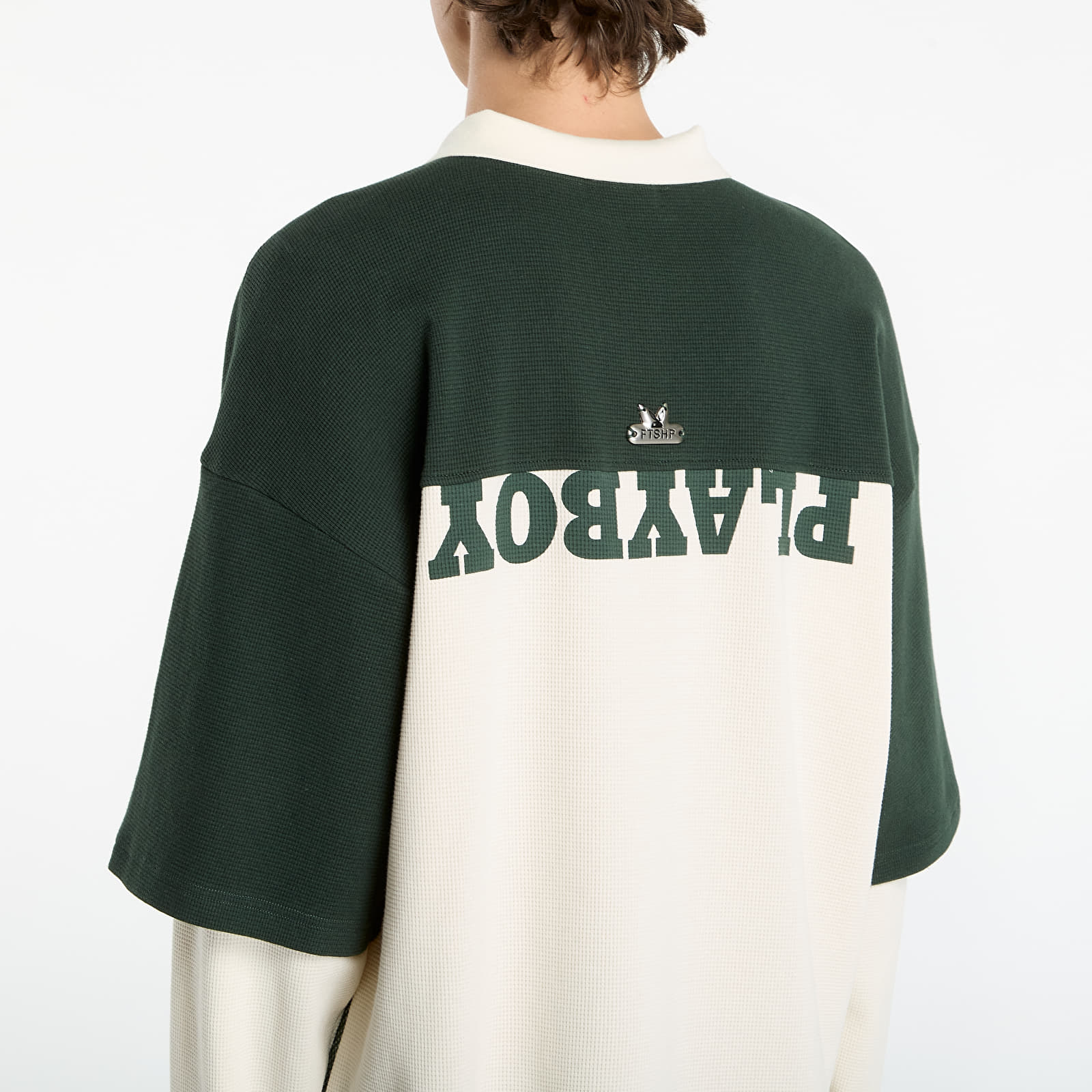 T-paidat Playboy x FTSHP Double Sleeve Polo UNISEX Green