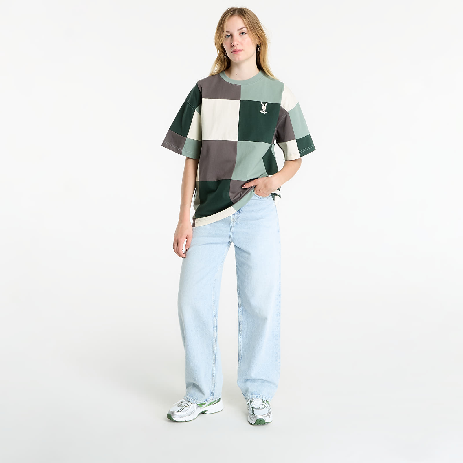 T-paidat Playboy x FTSHP Patchwork Tee UNISEX Green