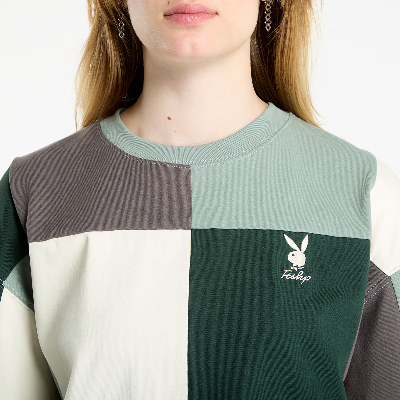 T-paidat Playboy x FTSHP Patchwork Tee UNISEX Green