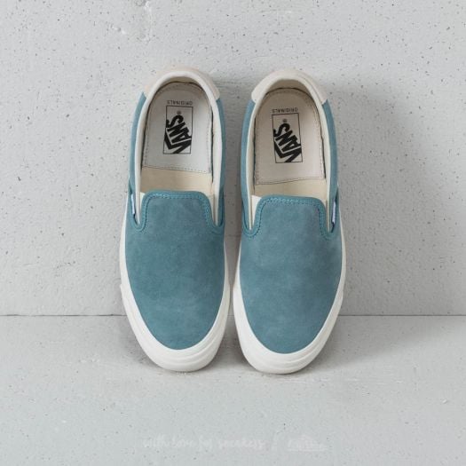 Men s shoes Vans OG Slip On 59 LX Suede Smoke Blue Marshm Footshop