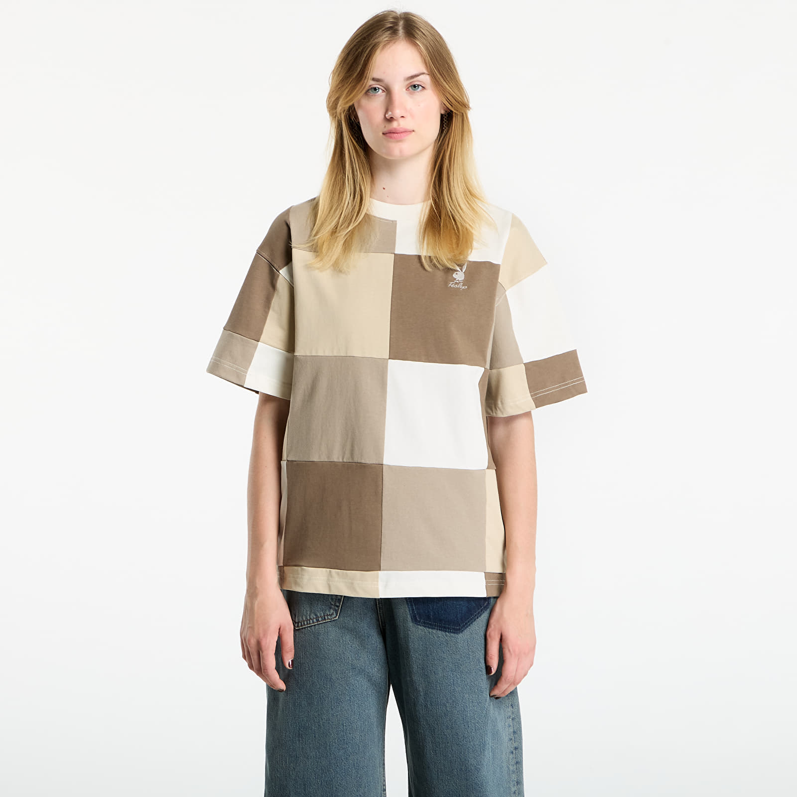 T-paidat Playboy x FTSHP Patchwork Tee UNISEX Cream