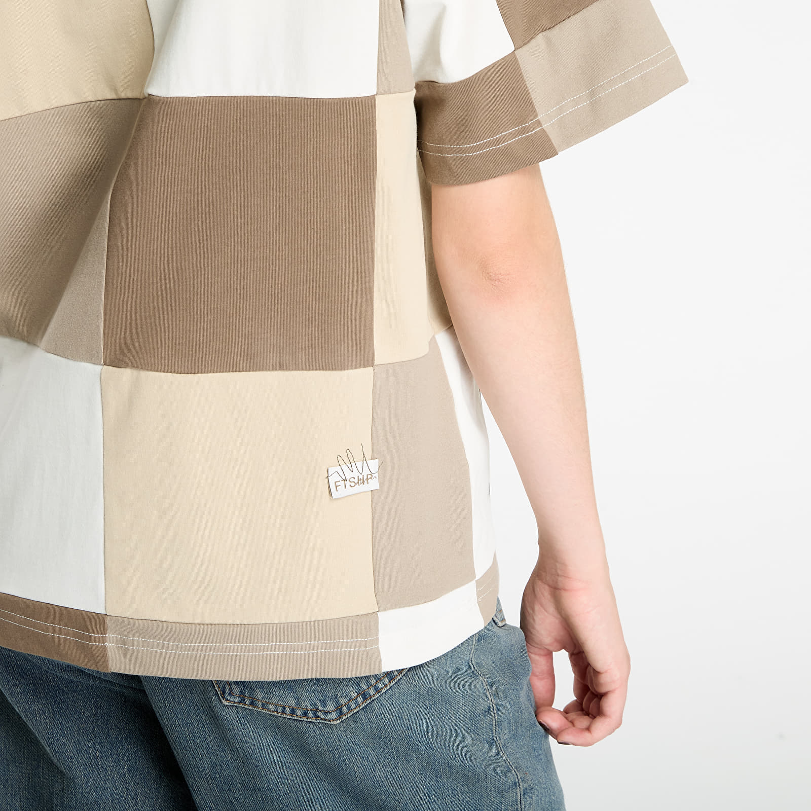 T-paidat Playboy x FTSHP Patchwork Tee UNISEX Cream