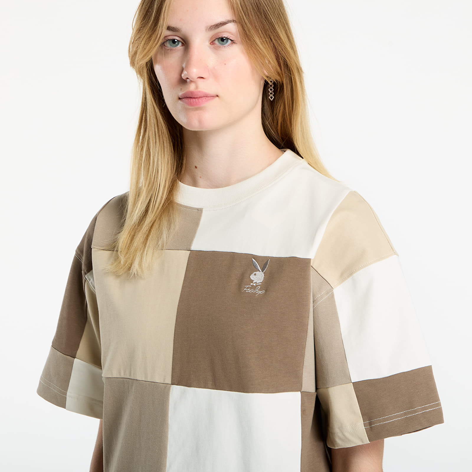T-paidat Playboy x FTSHP Patchwork Tee UNISEX Cream