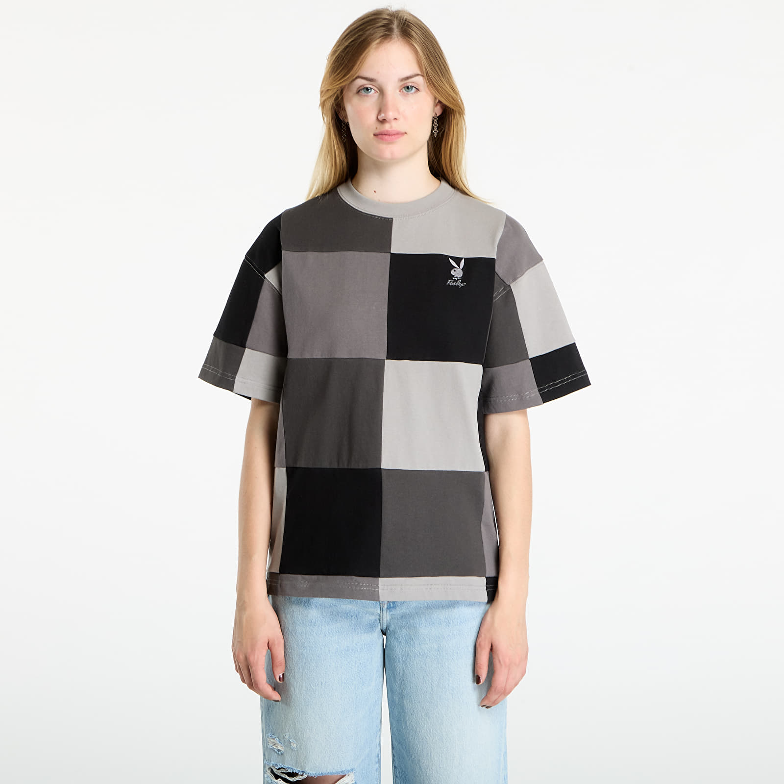 T-shirts Playboy x FTSHP Patchwork Tee UNISEX Grey