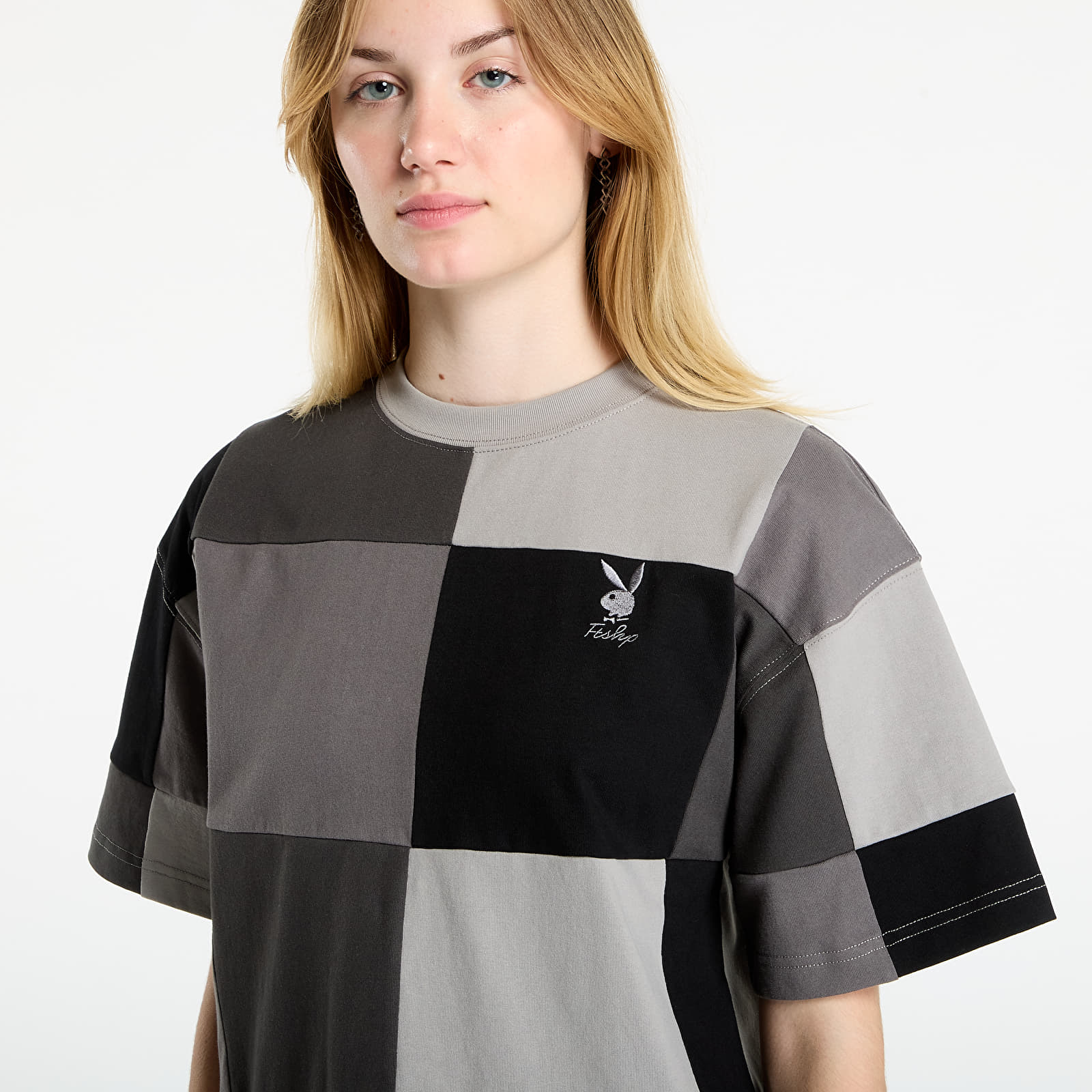 T-shirts Playboy x FTSHP Patchwork Tee UNISEX Grey