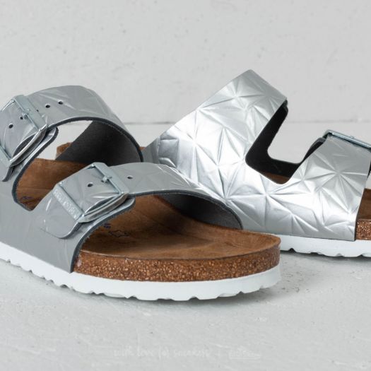 Birkenstock arizona spectral silver clearance