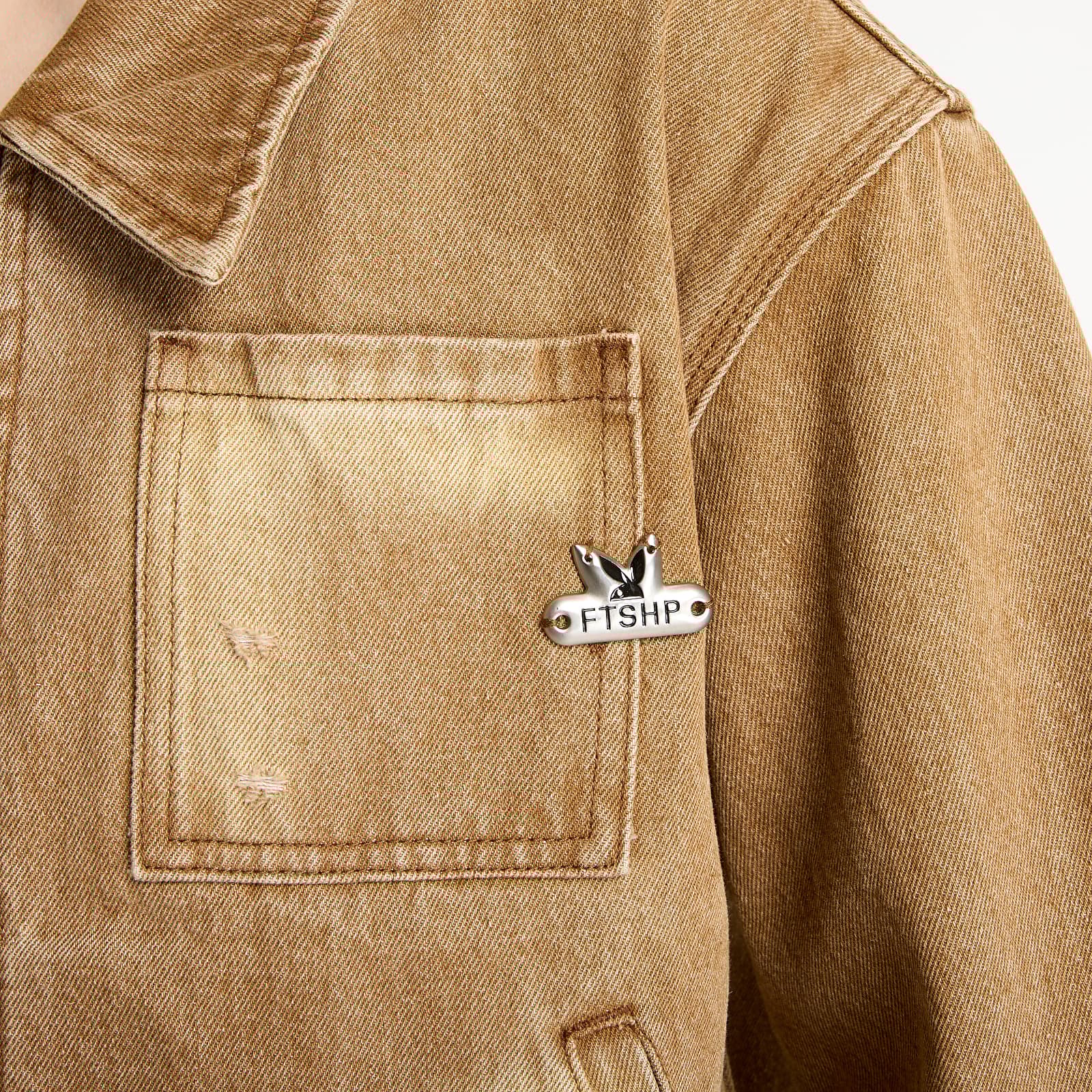 Takit Playboy x FTSHP Denim Jacket UNISEX Orche