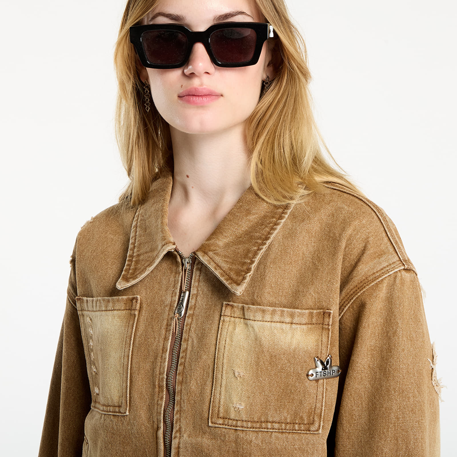 Takit Playboy x FTSHP Denim Jacket UNISEX Orche