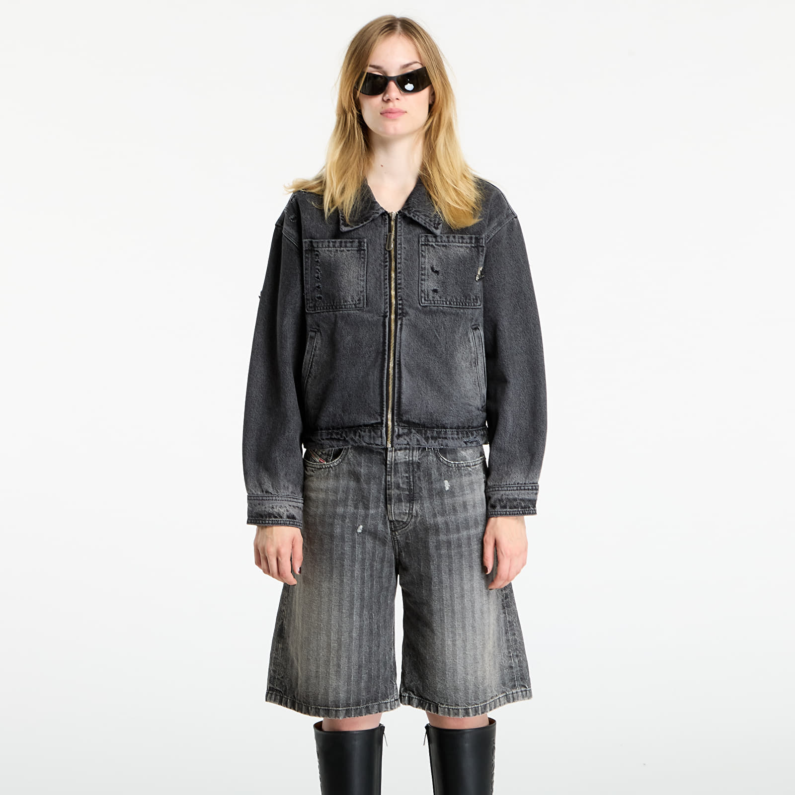 Takit Playboy x FTSHP Denim Jacket UNISEX Black